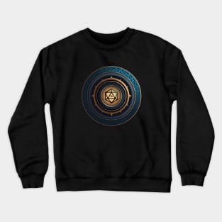 Abstract Polyhedral D20 Dice RPG Crewneck Sweatshirt